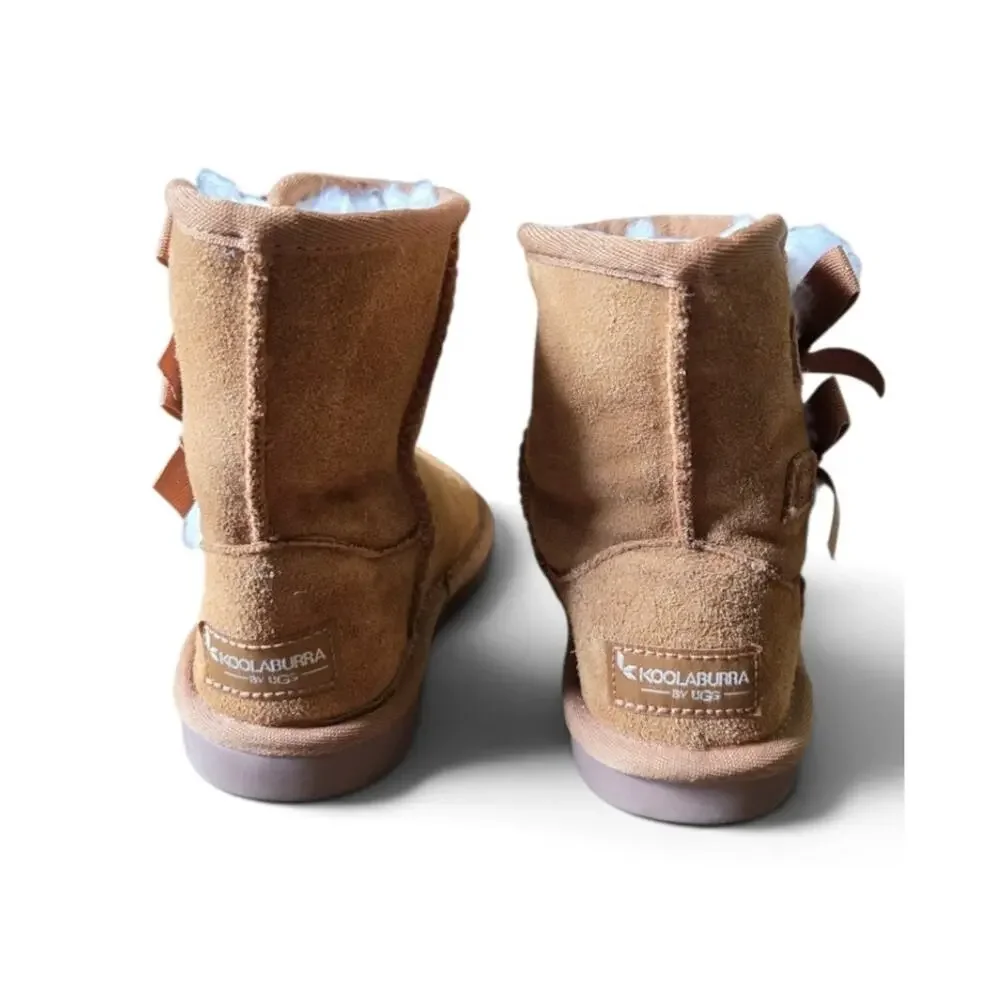 Koolaburra By UGG Victoria Short Girls Toddler Boots Size 9 Chestnut Suede